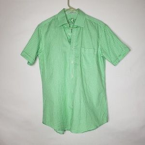BUGATCHI SHORT SLEEVE SHIRT SHAPED  FIT  (H05)